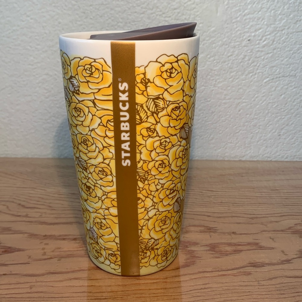 Starbucks Texas Yellow Rose Tumbler 12 oz - Picture 2 of 7